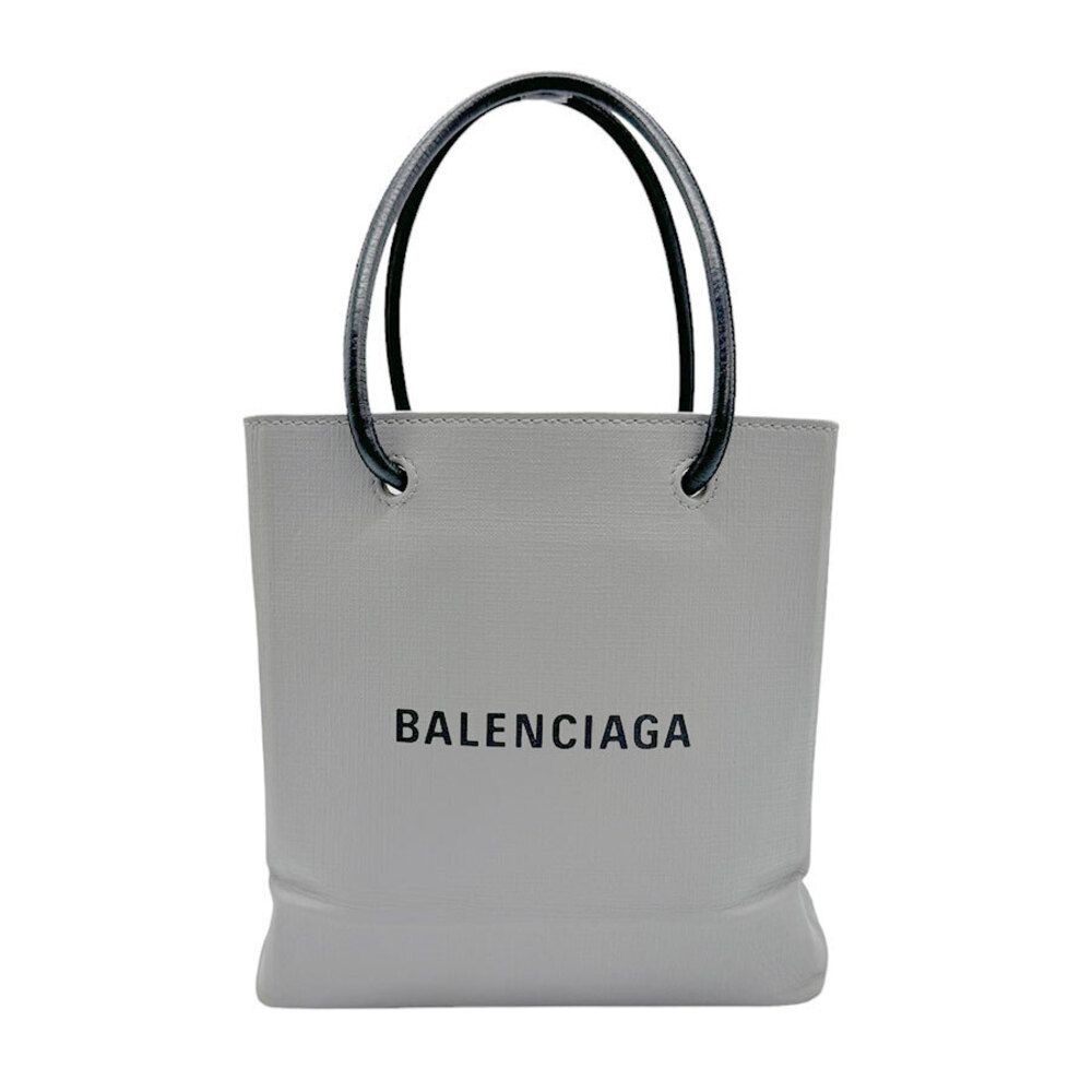 Balenciaga Shoulder XXS Shopping Gray Tote Leather Bag - Picture 2 of 4
